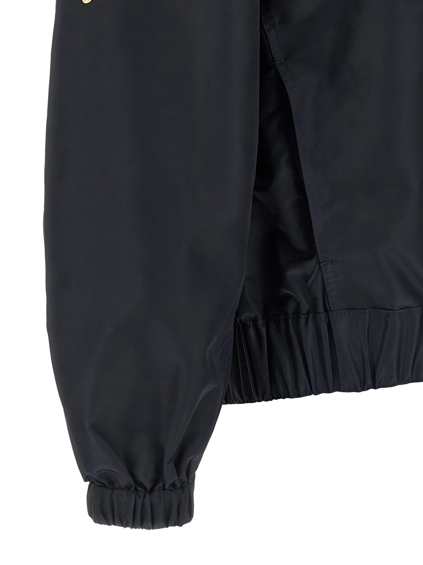 'Badges Collarless' bomber jacket sold by Lord & Taylor product image thumbnail 4