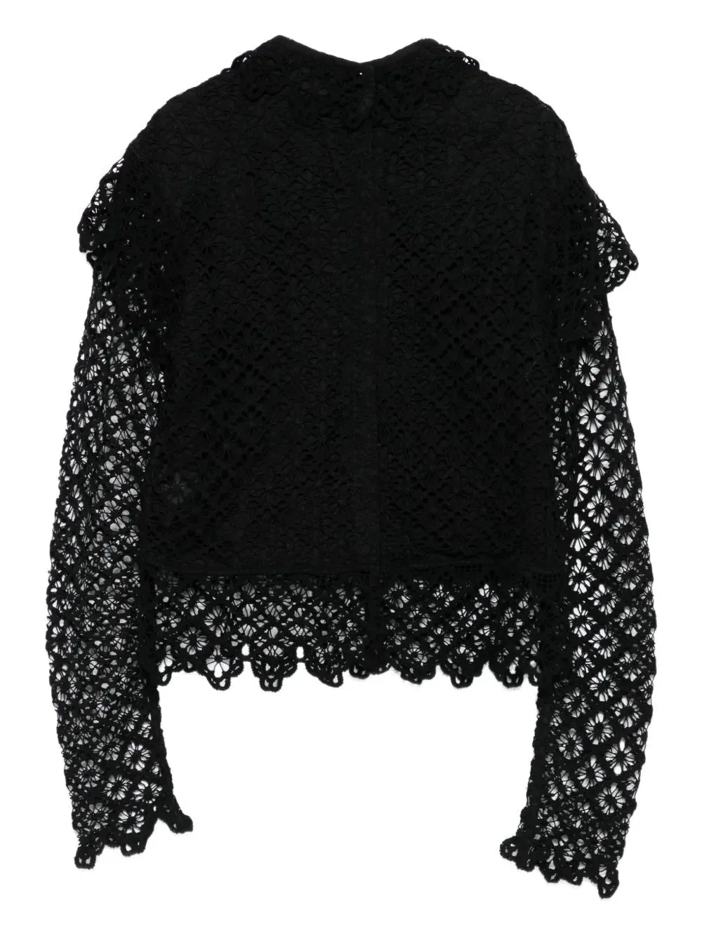 LUDIVINE LACE-TRIMMED RUFFLED TOP sold by Lord & Taylor product image thumbnail 2