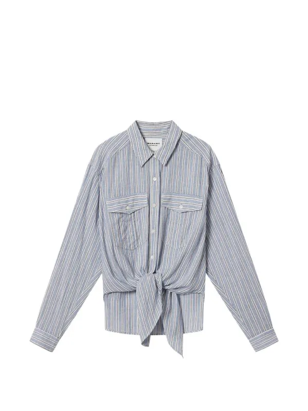 NATH STRIPED FLAP-POCKET SHIRT sold by Lord & Taylor