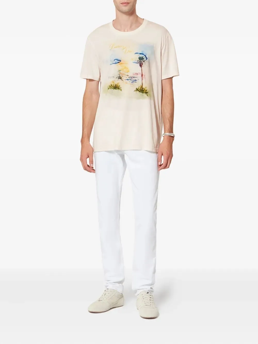 ECRU COTTON T-SHIRT sold by Lord & Taylor product image thumbnail 2