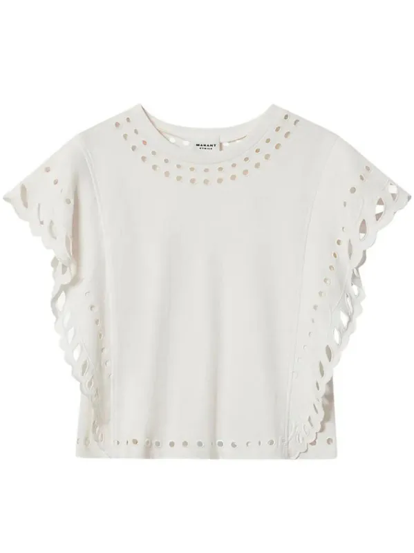ECRU COTTON T-SHIRT sold by Lord & Taylor