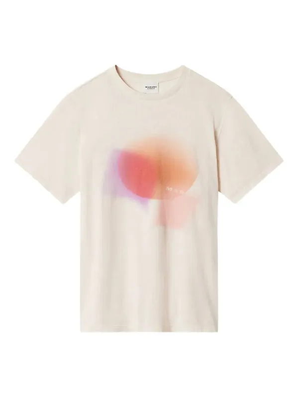 ECRU COTTON T-SHIRT made by Isabel Marant