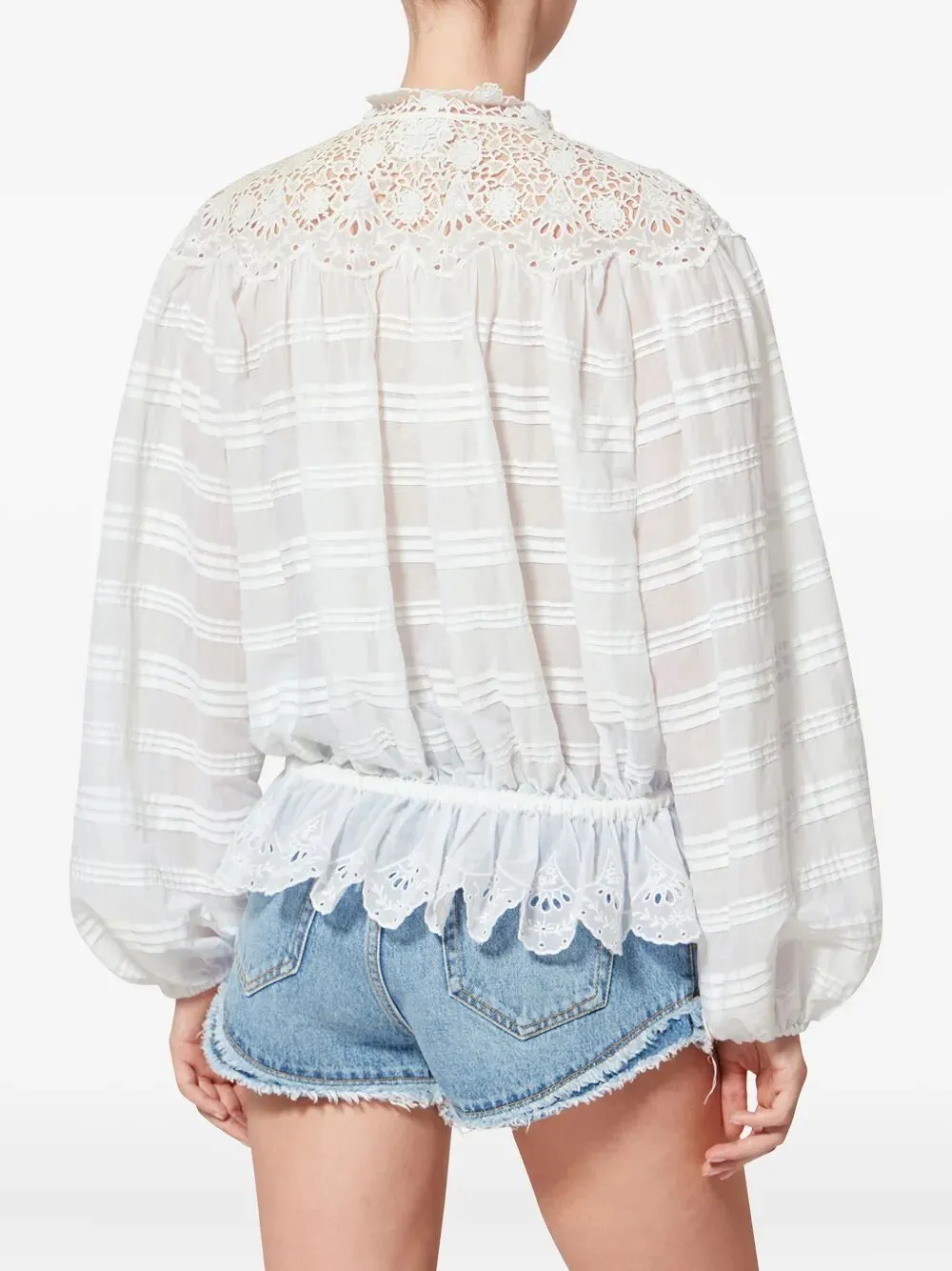 WHITE COTTON T-SHIRT sold by Lord & Taylor product image thumbnail 3