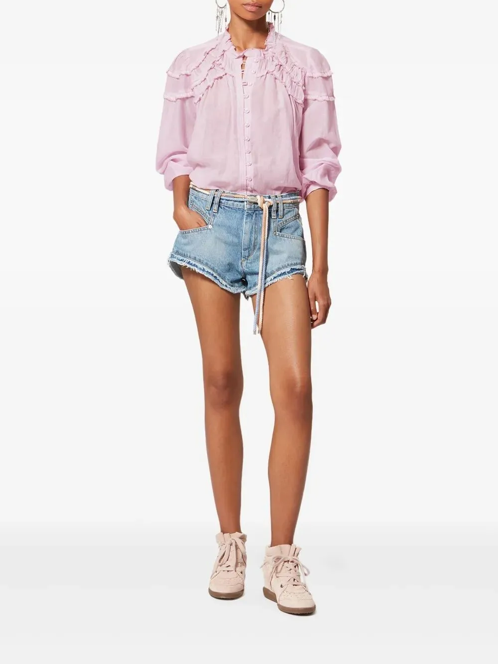 LIGHT PINK COTTON T-SHIRT sold by Lord & Taylor product image thumbnail 2