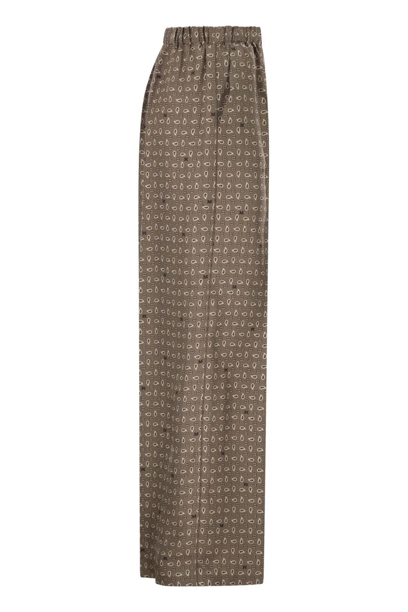 ELASTICATED PATTERNED TROUSERS sold by Lord & Taylor product image thumbnail 3