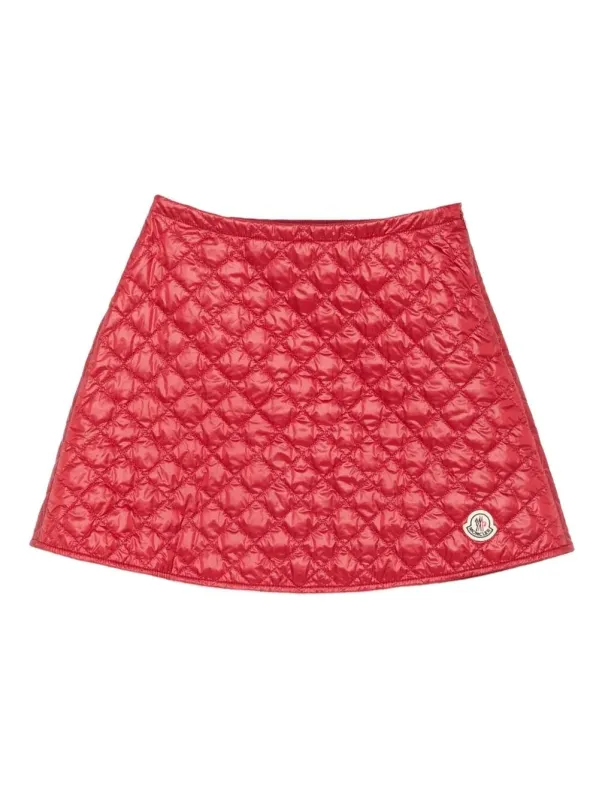 DIAMOND-QUILTED MINI A-LINE SKIRT made by Moncler