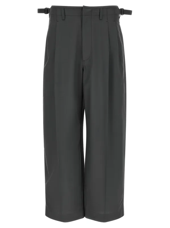 'Pleated Tailored' pants made by Lemaire