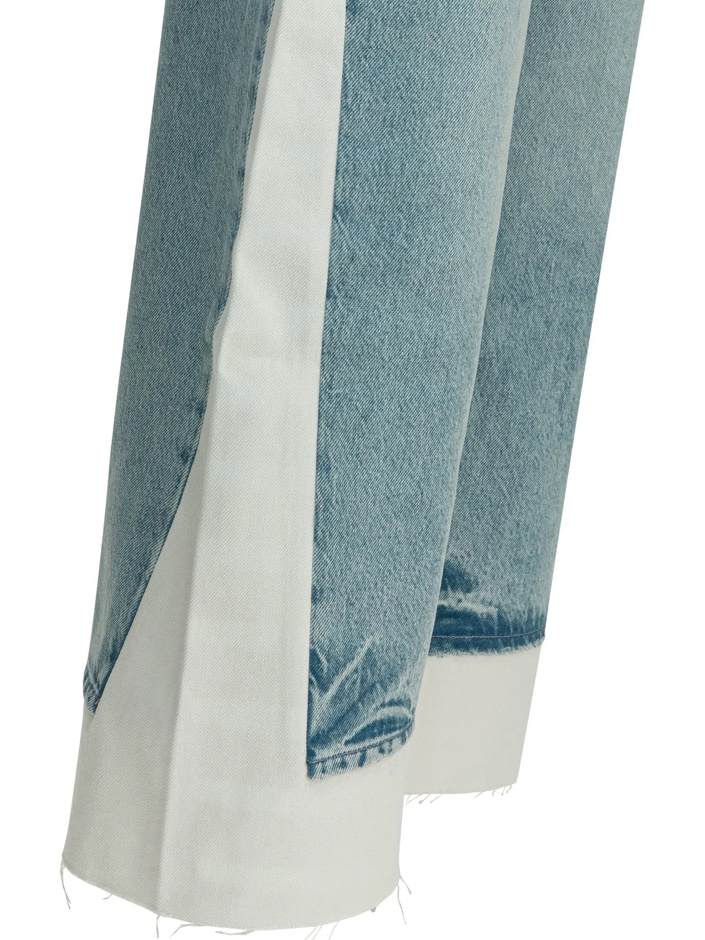 "The Nachio Double Dip Nerdy Fray" wide Leg Jeans sold by Lord & Taylor product image thumbnail 4