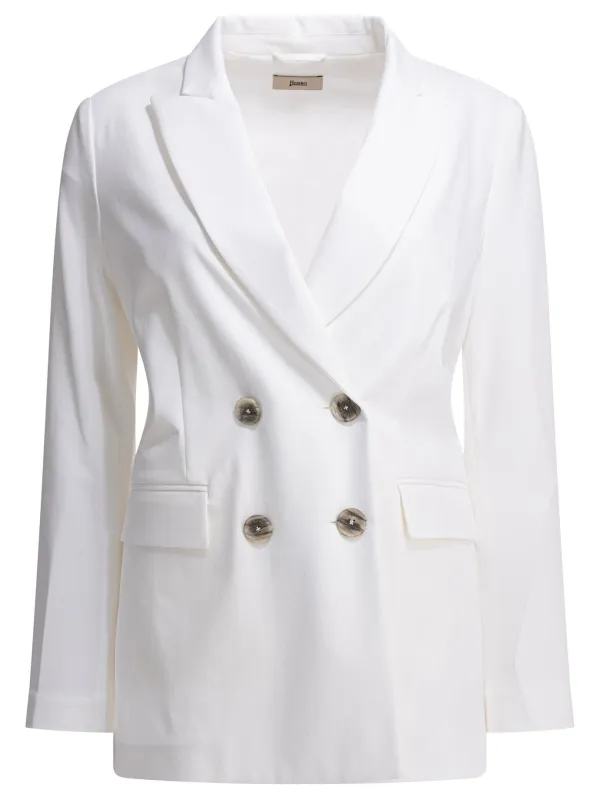 Double-breasted blazer made by Herno