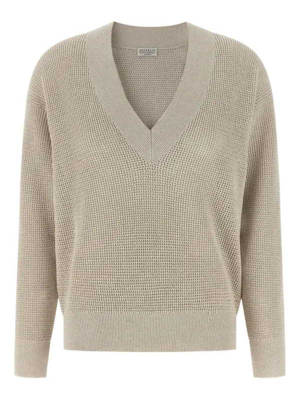 OPENWORK V-NECK SWEATER sold by Lord & Taylor