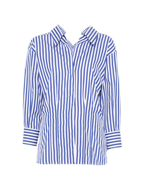 SLASHED STRIPED POPLIN SHIRT made by Givenchy