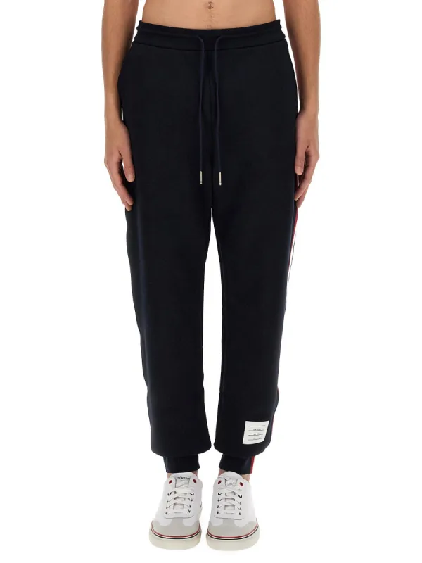 THOM BROWNE GROSGRAIN-TRIMMED SWEATPANTS sold by Lord & Taylor