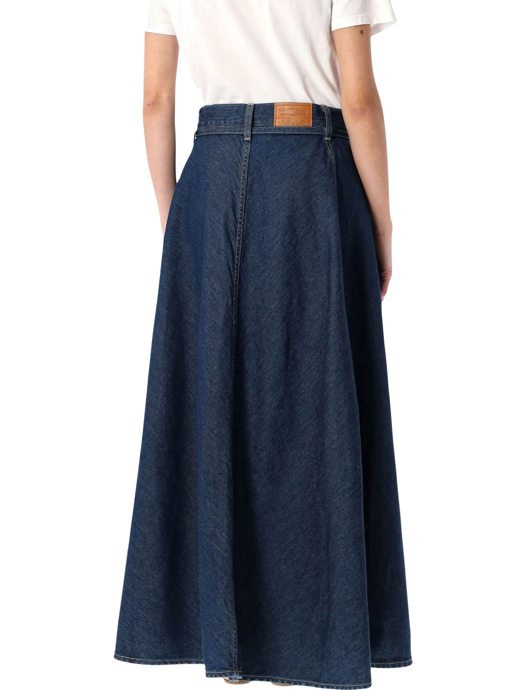 LEVI’S BLUE MAXI DENIM SKIRT sold by Lord & Taylor product image thumbnail 2