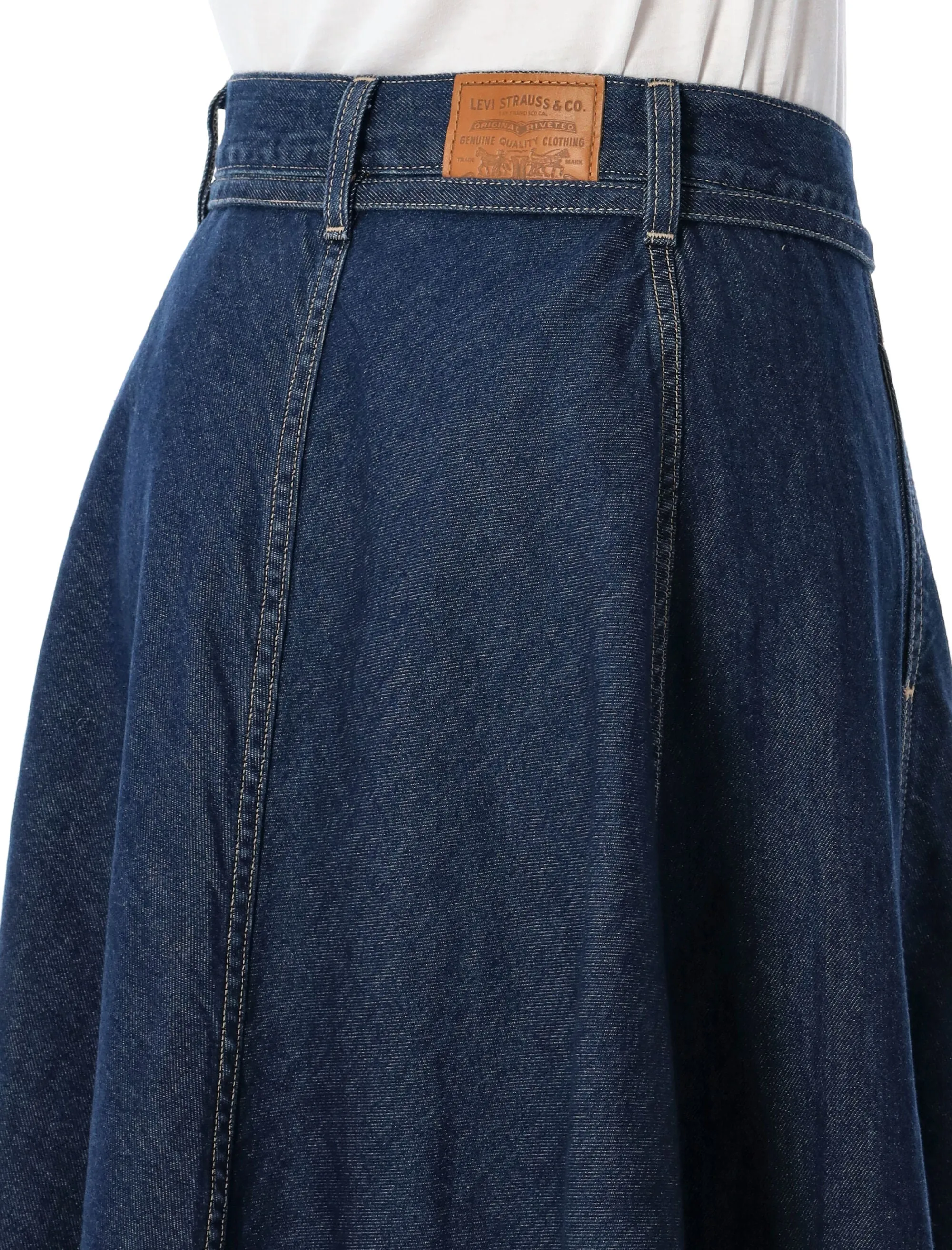 LEVI’S BLUE MAXI DENIM SKIRT sold by Lord & Taylor product image thumbnail 3