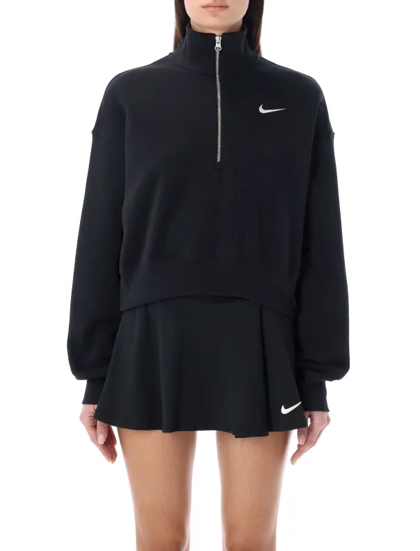 NIKE PHOENIX FLEECE 1/4 ZIP CROP SWEATSHIRT sold by Lord & Taylor