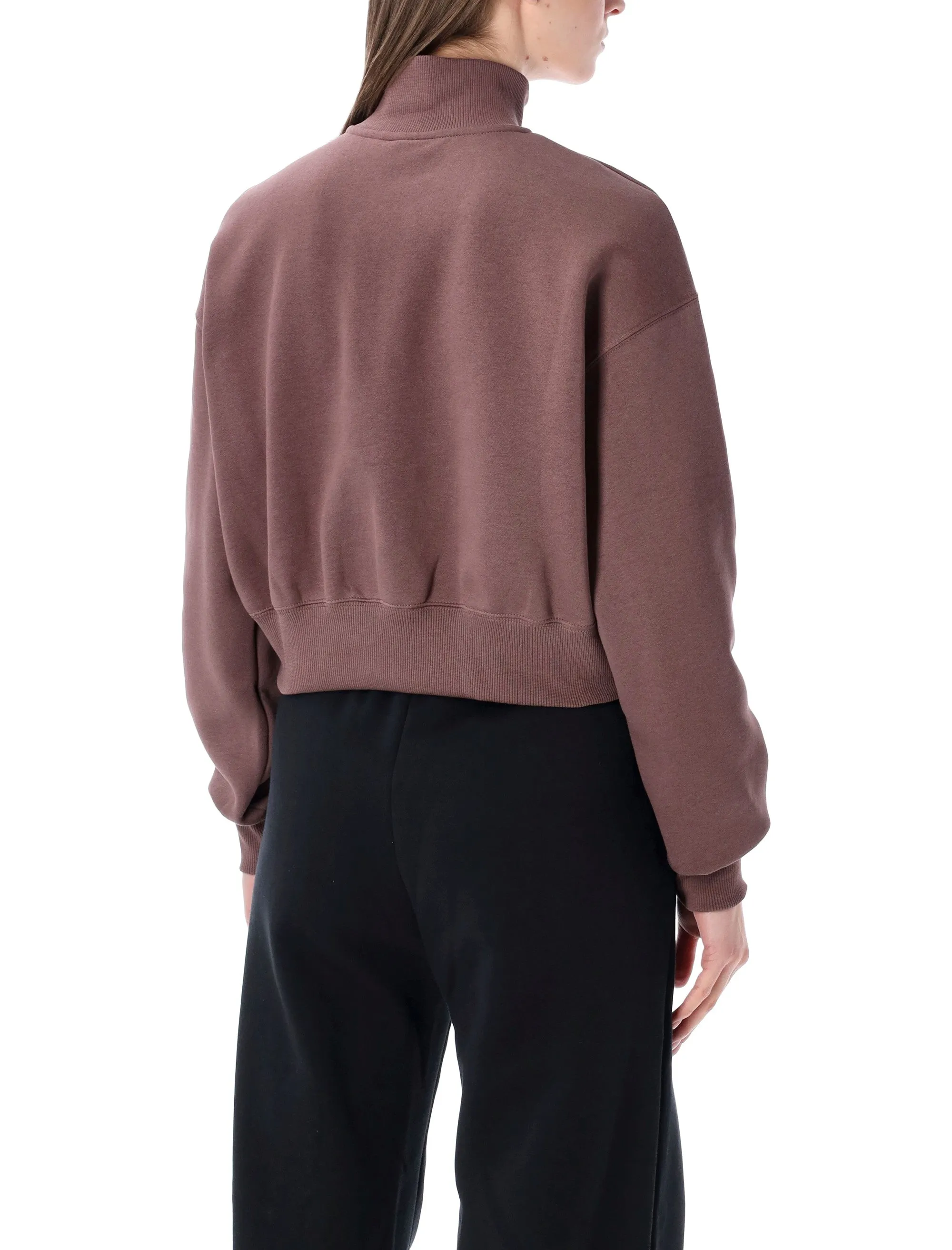 NIKE PHOENIX FLEECE 1/4 ZIP CROP SWEATSHIRT sold by Lord & Taylor product image thumbnail 2