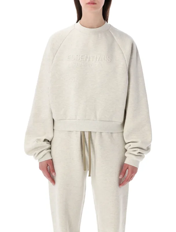 ESSENTIALS FEAR OF GOD BEIGE 90’S RAGLAN CREWNECK sold by Lord & Taylor