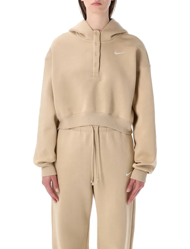 NIKE OVERSIZED CROPPED HOODIE sold by Lord & Taylor