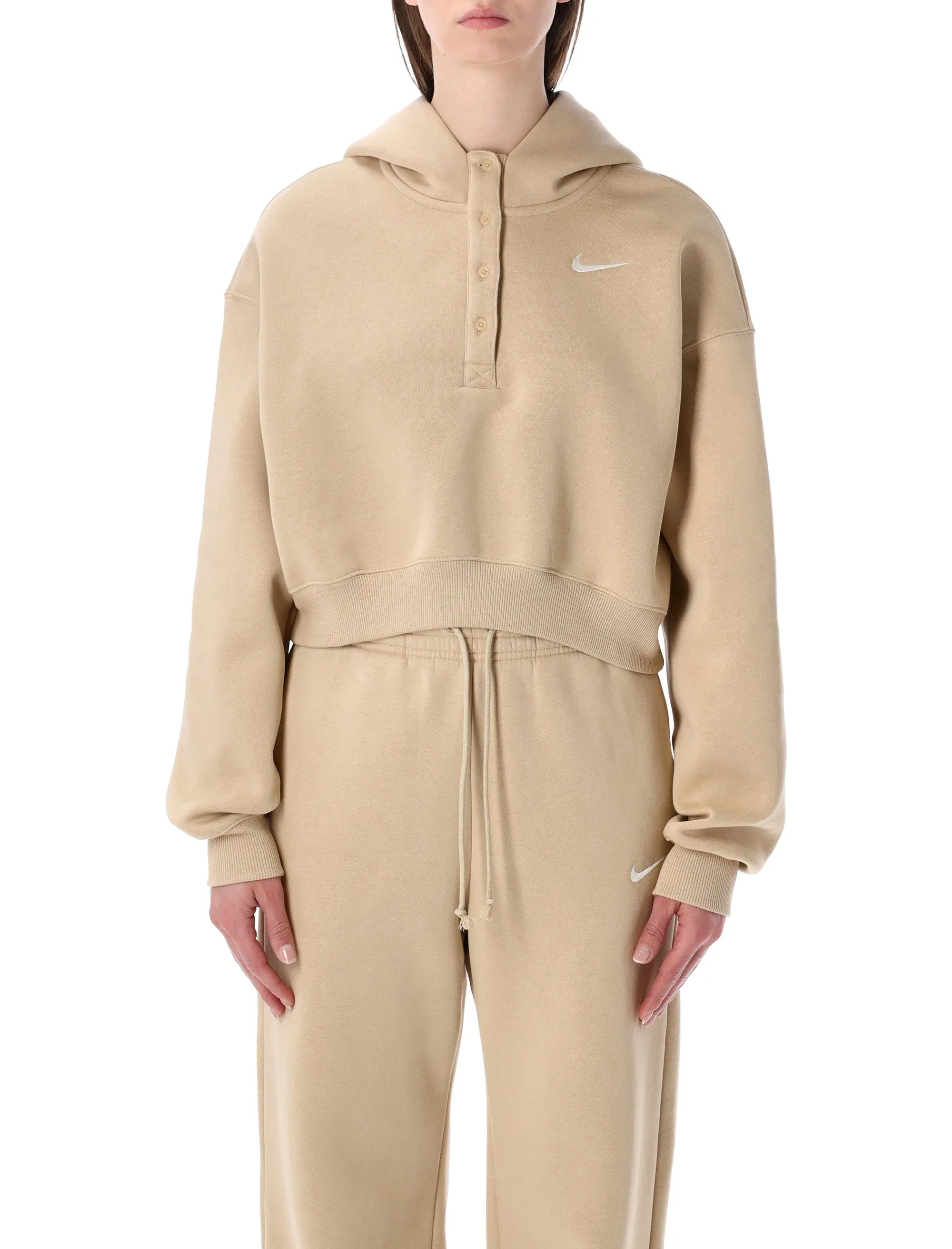 NIKE OVERSIZED CROPPED HOODIE sold by Lord & Taylor