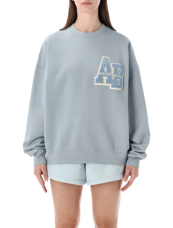ANINE BING MILES OVERSIZED LETTERMAN SWEATSHIRT made by Anine Bing