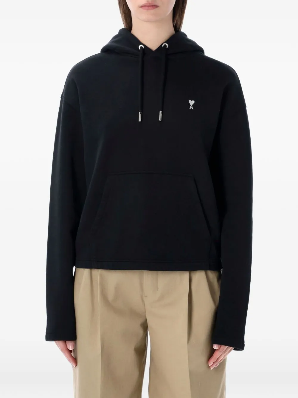 AMI PARIS AMI DE CŒUR CROPPED HOODIE sold by Lord & Taylor