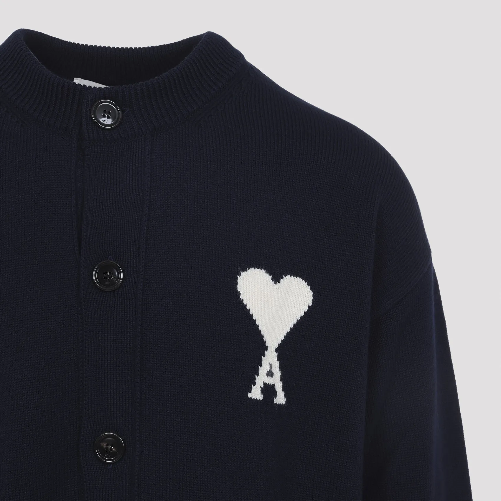 AMI PARIS AMI DE CŒUR KNIT CARDIGAN sold by Lord & Taylor product image thumbnail 5