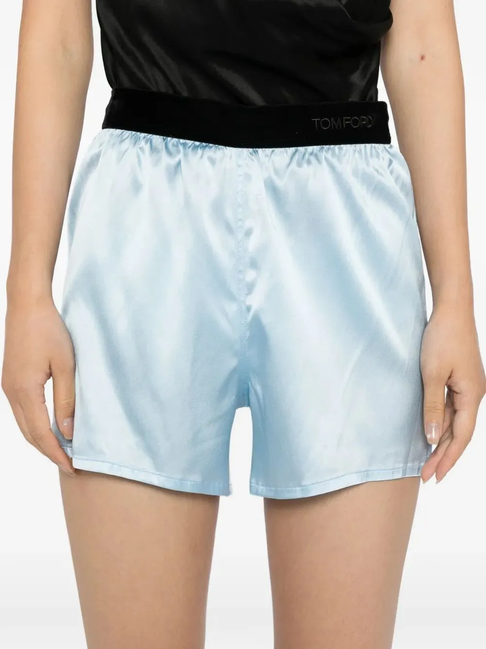 TOM FORD STRETCH SILK SATIN PJ SHORTS sold by Lord & Taylor product image thumbnail 3