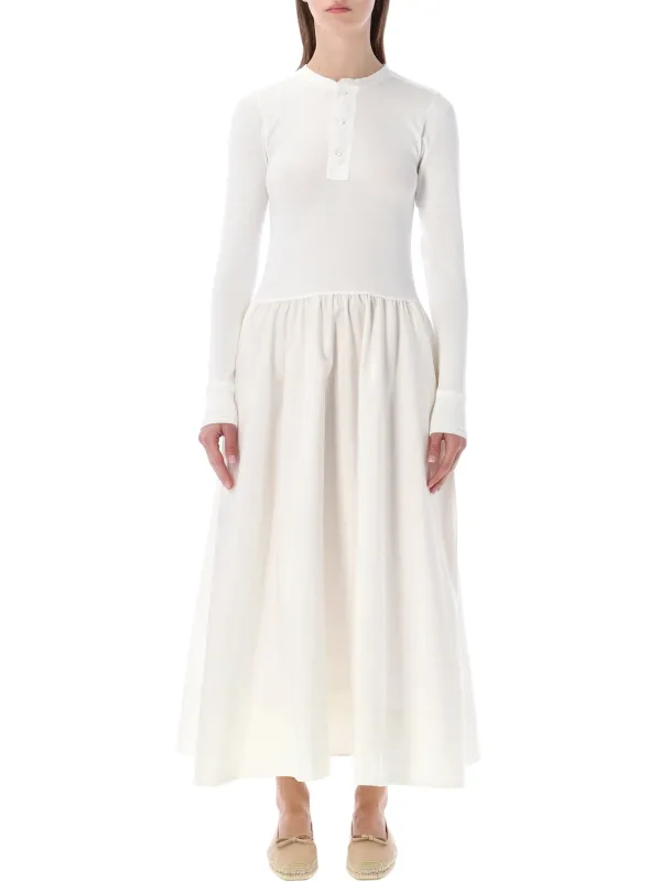 POLO RALPH LAUREN COTTON HENLEY LONG DRESS made by Polo by Ralph Lauren