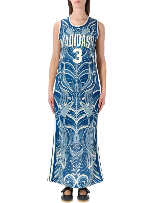 ADIDAS ORIGINALS FARM BLUE MAXI DRESS sold by Lord & Taylor