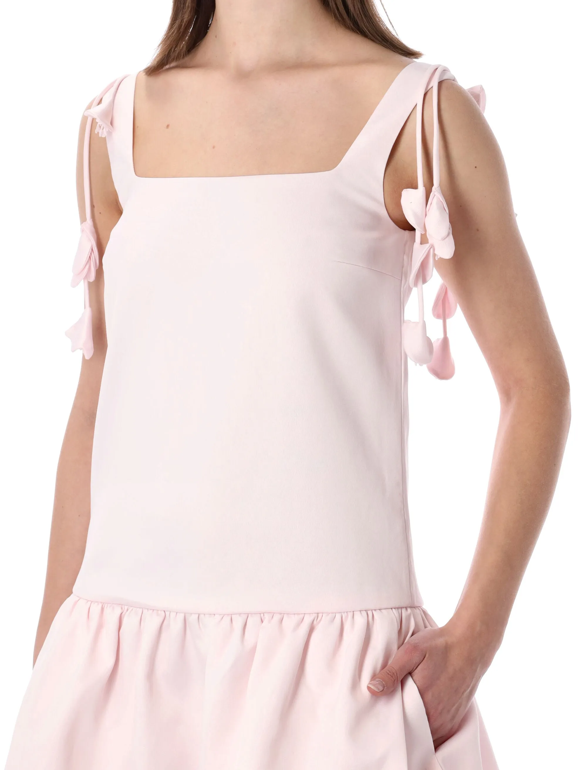 SELF-PORTRAIT TAFFETA MINI DRESS WITH FLORAL DETAILS sold by Lord & Taylor product image thumbnail 3