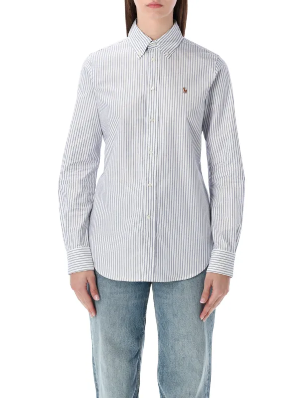 POLO RALPH LAUREN SLIM-FIT STRIPED OXFORD SHIRT sold by Lord & Taylor