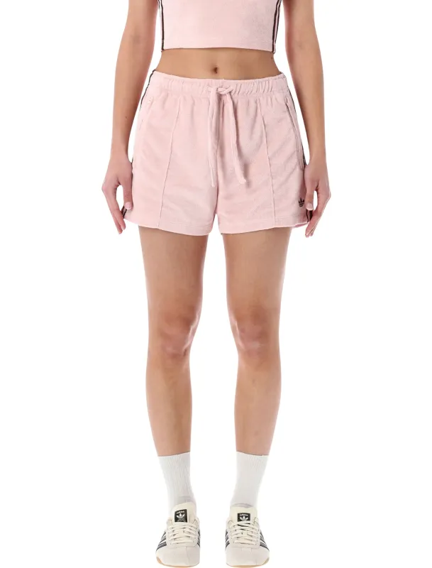 ADIDAS ORIGINALS PINK TERRY SHORTS sold by Lord & Taylor