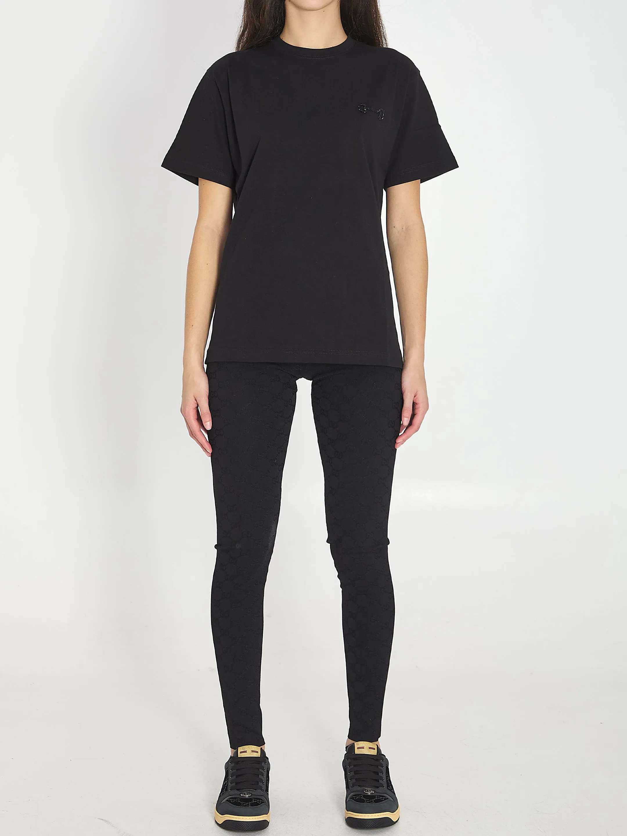 COTTON JERSEY T-SHIRT WITH EMBROIDERY sold by Lord & Taylor product image thumbnail 5