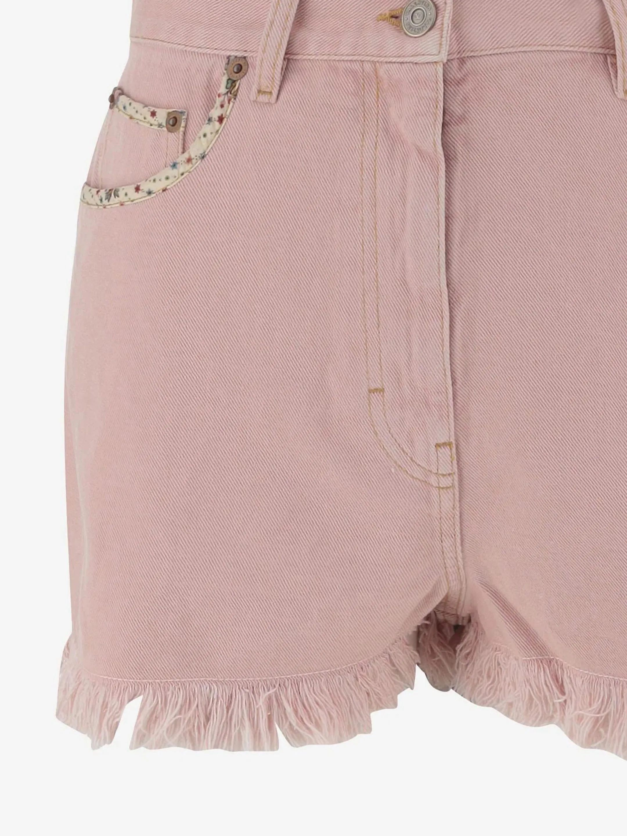 PINK DENIM SHORTS sold by Lord & Taylor product image thumbnail 3