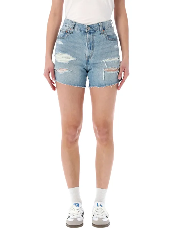 LEVI’S RIBCAGE DENIM SHORTS sold by Lord & Taylor
