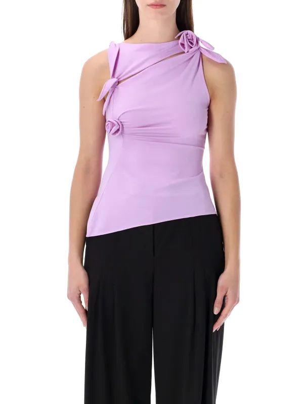 COPERNI ASYMMETRIC FLOWER KNOT TOP sold by Lord & Taylor
