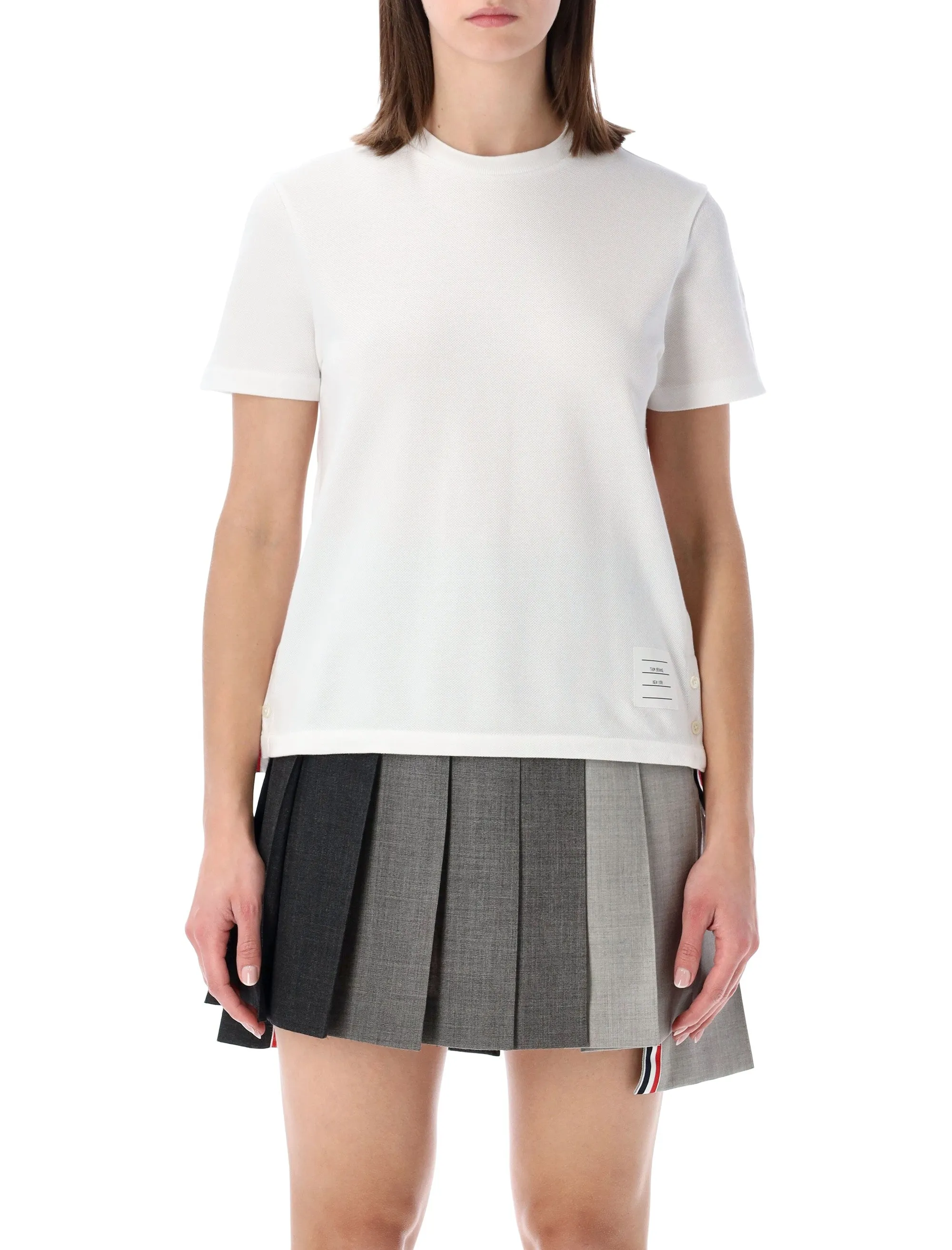 THOM BROWNE CLASSIC PIQUÉ T-SHIRT sold by Lord & Taylor