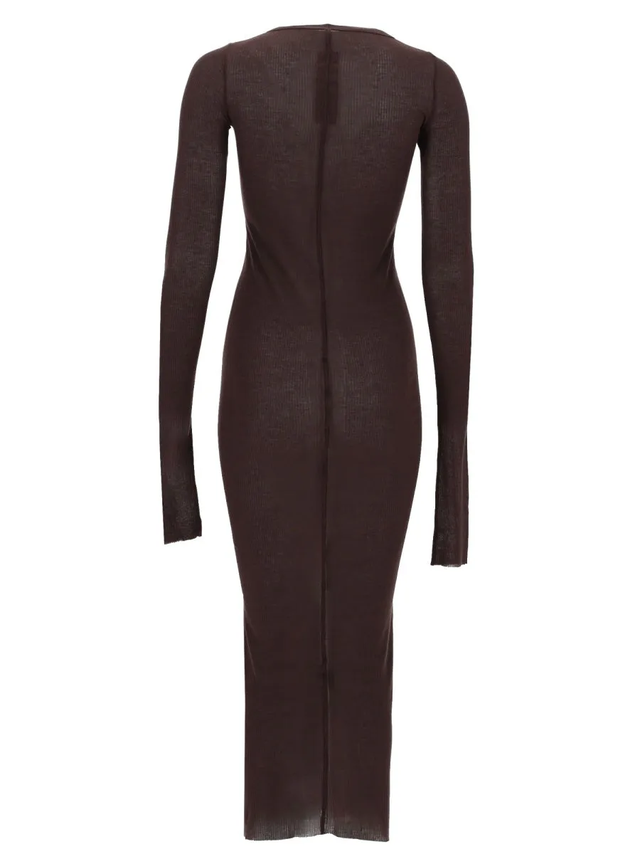 RICK OWENS RIBBED LONG SLEEVES DRESS sold by Lord & Taylor product image thumbnail 3