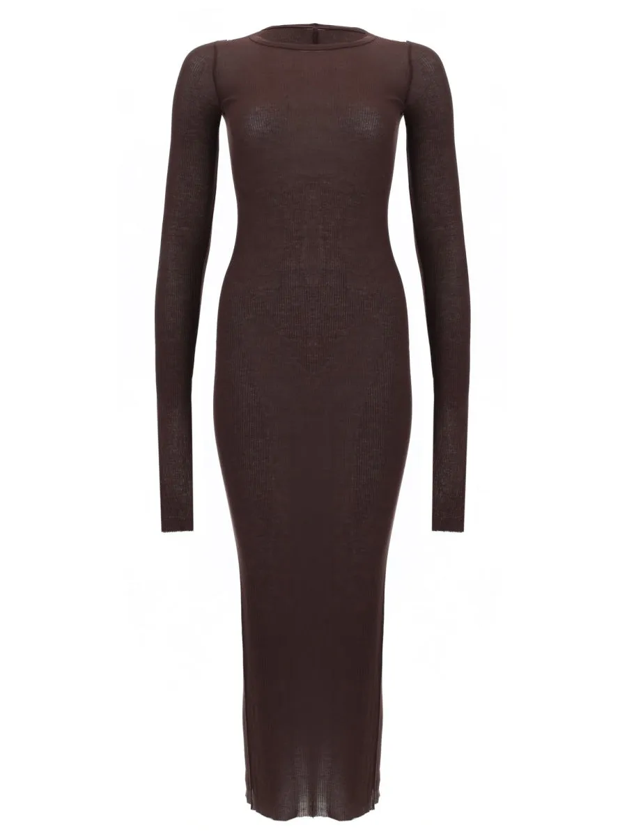 RICK OWENS RIBBED LONG SLEEVES DRESS sold by Lord & Taylor