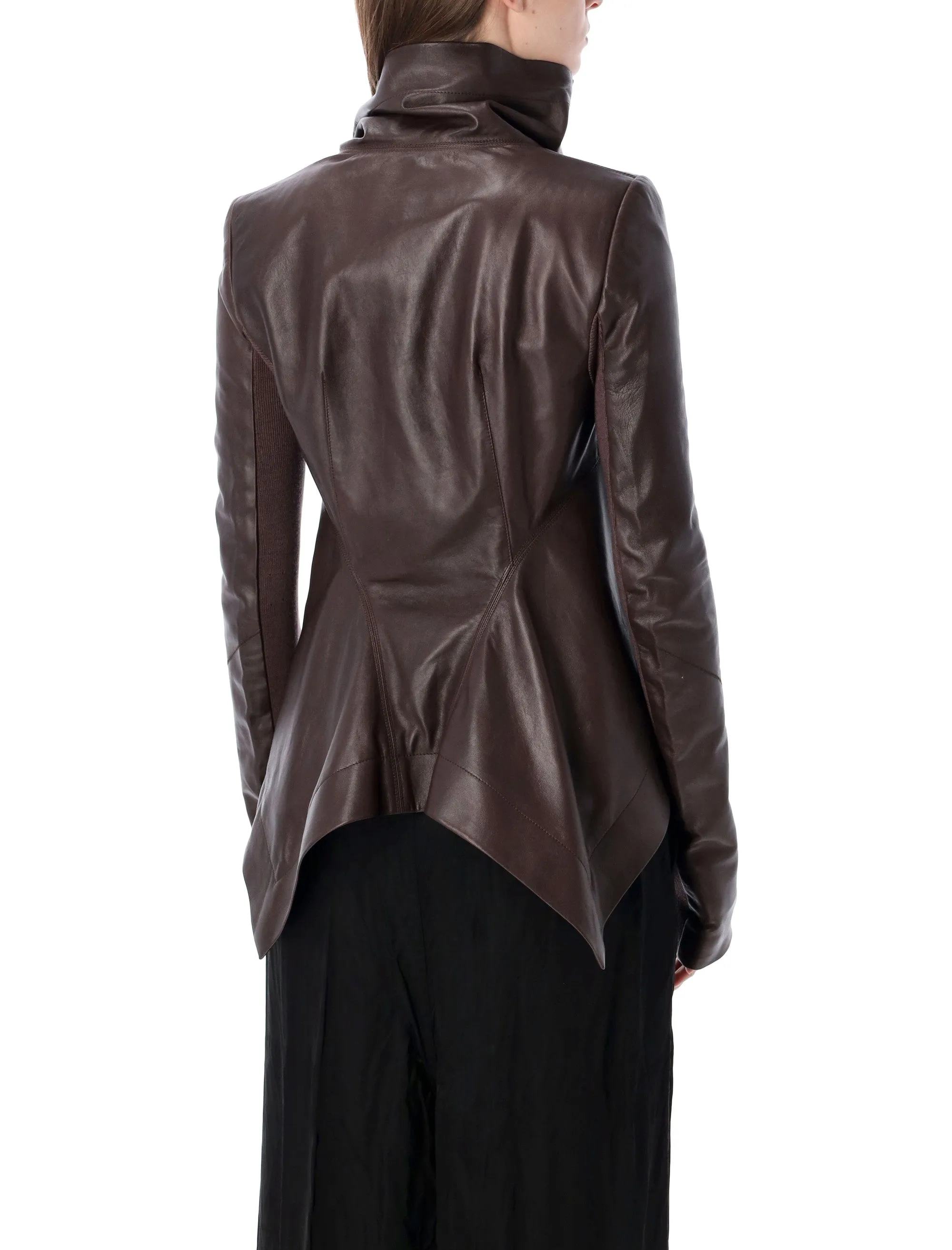 RICK OWENS NASKA LEATHER BIKER JACKET sold by Lord & Taylor product image thumbnail 2