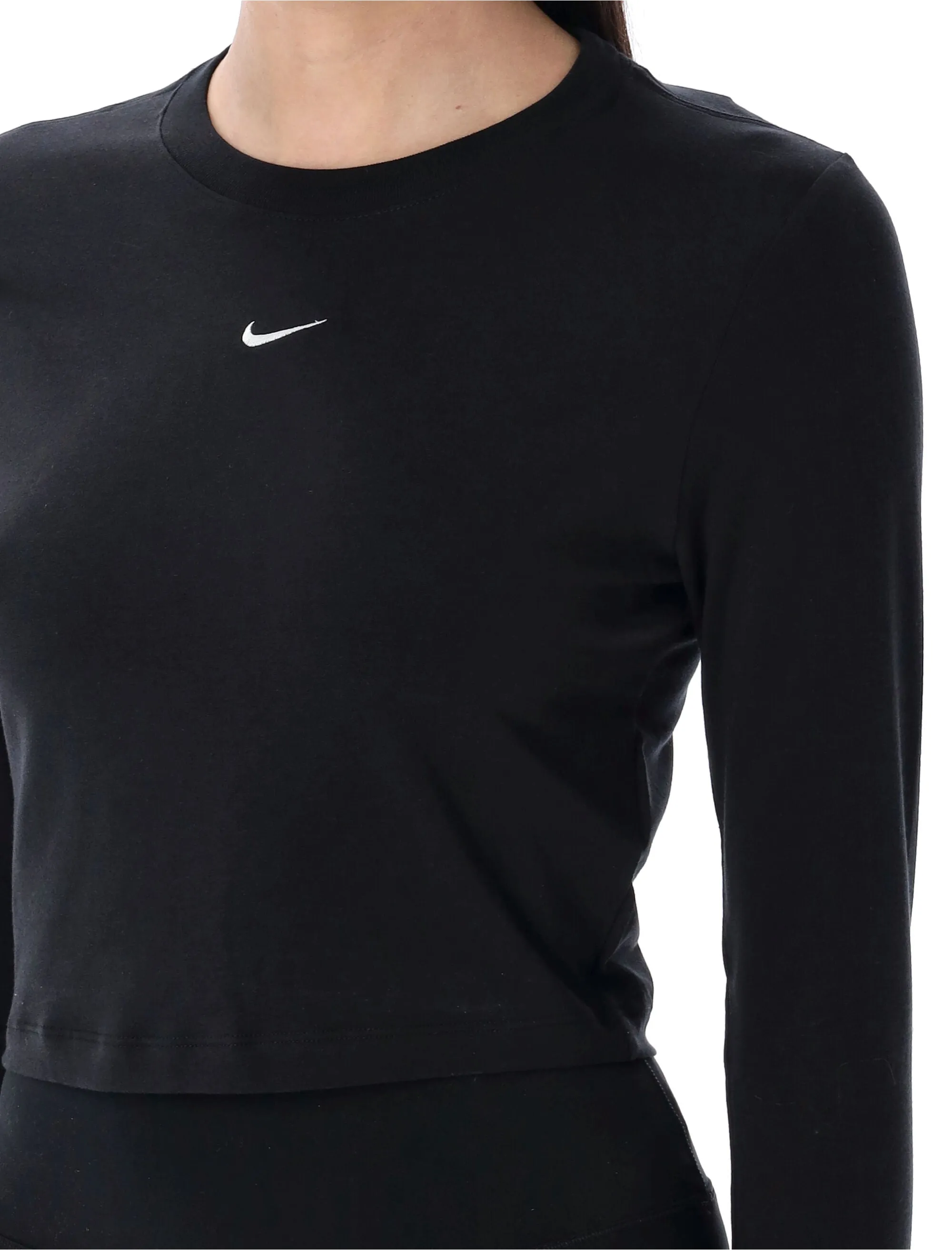 NIKE LONG-SLEEVE CROPPED TOP sold by Lord & Taylor product image thumbnail 3