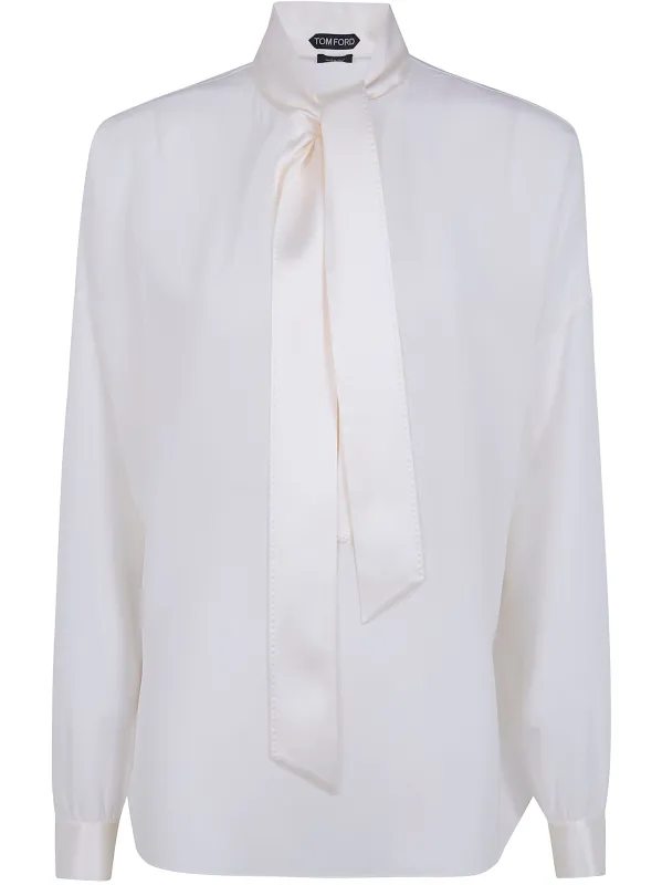 TOM FORD SILK LAVALLIÈRE BLOUSE made by Tom Ford