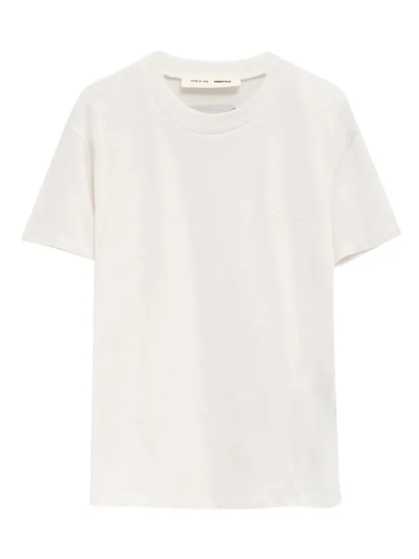 ESSENTIALS FEAR OF GOD IVORY EMBROIDERED CLASSIC TEE made by Fear of God