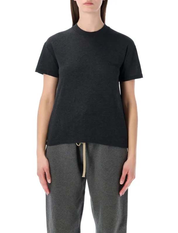 ESSENTIALS FEAR OF GOD DARK GREY EMBROIDERED CLASSIC TEE made by Lord & Taylor