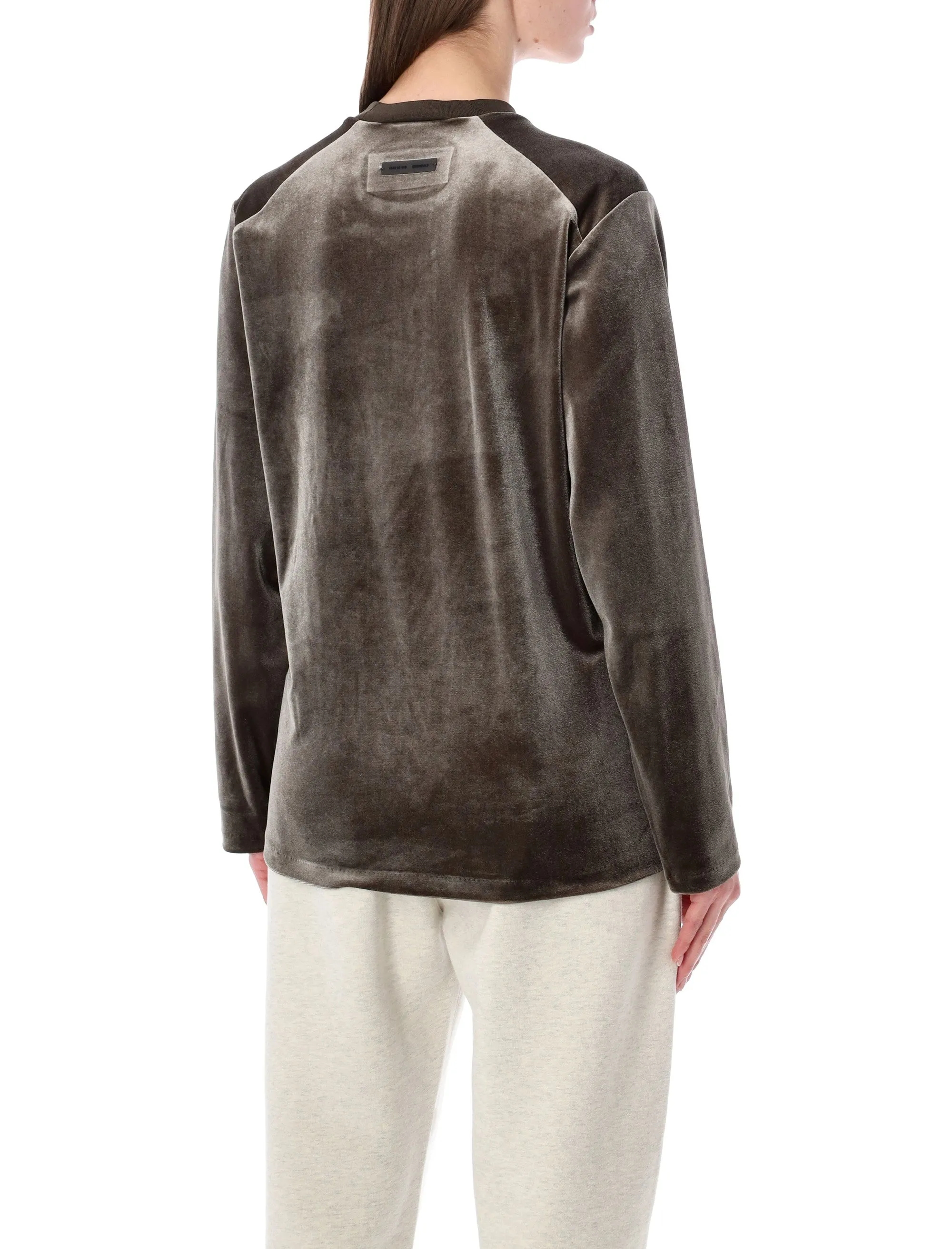 ESSENTIALS FEAR OF GOD LS VELOUR TEE sold by Lord & Taylor product image thumbnail 2
