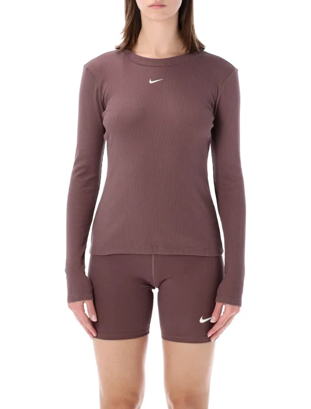 NIKE RIBBED SLIM LONG SLEEVE T-SHIRT made by Nike