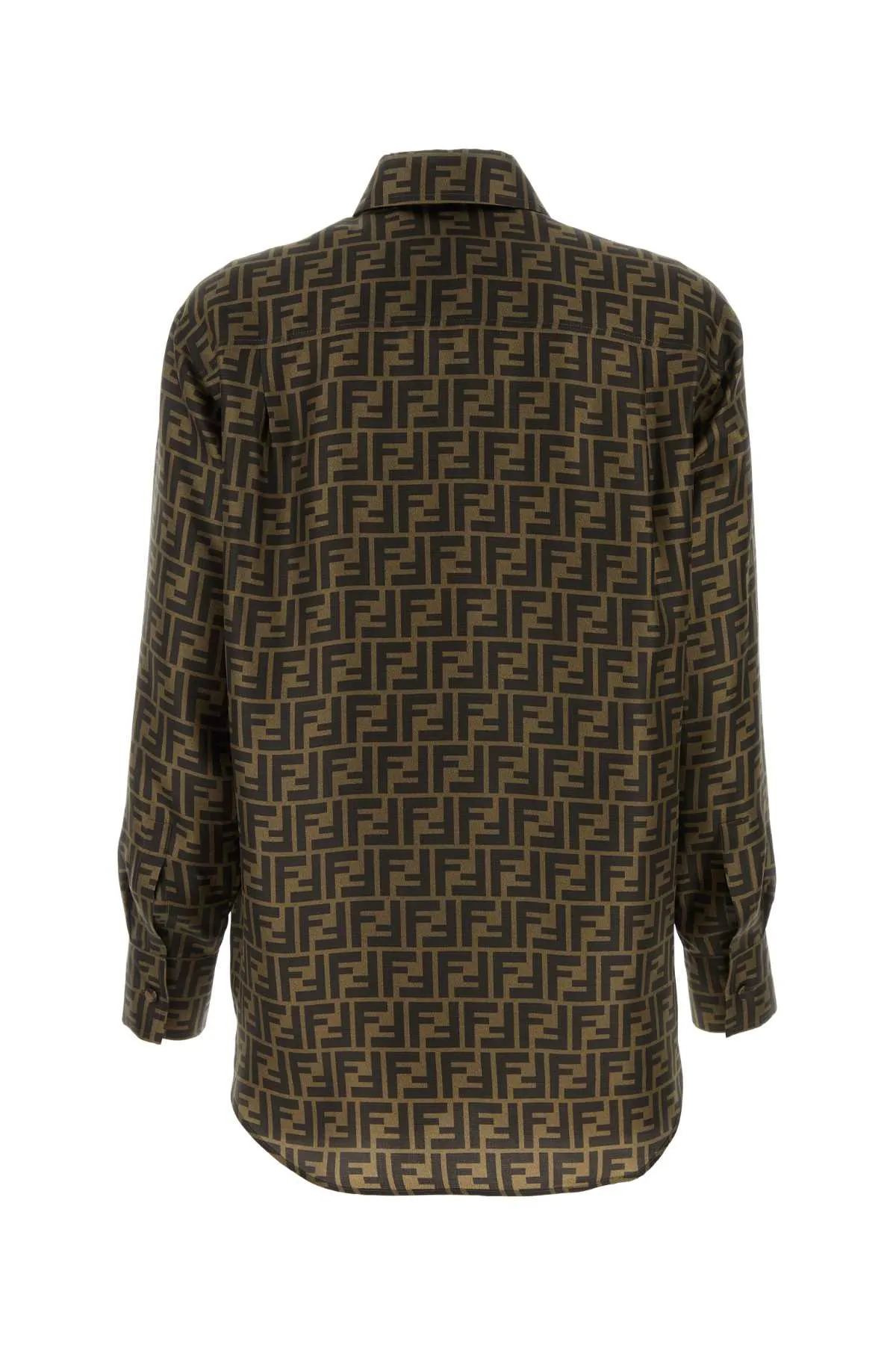 FENDI FF SILK JACQUARD OVERSIZED SHIRT sold by Lord & Taylor product image thumbnail 2