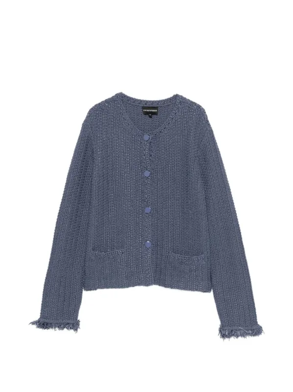 COTTON BLEND BLAZER JACKET made by Emporio Armani