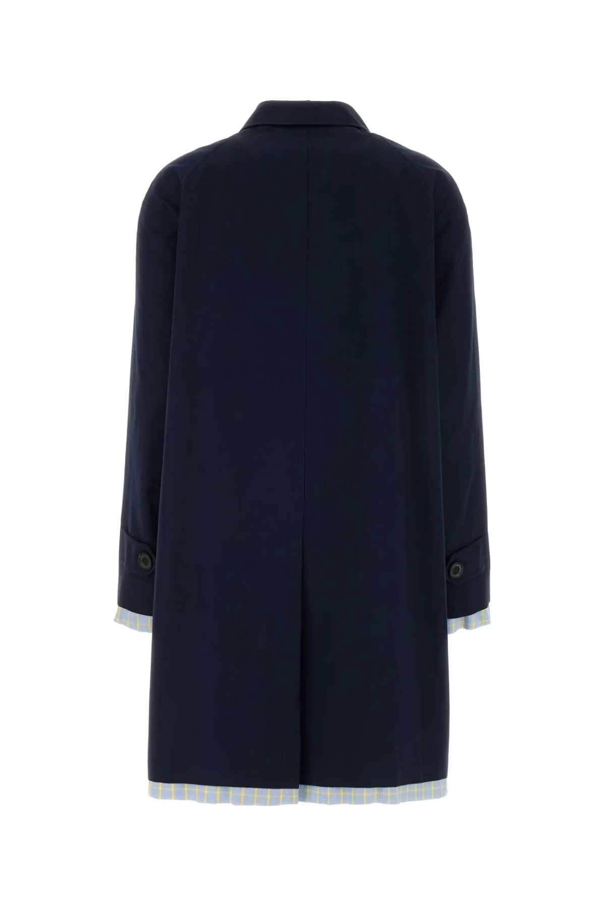 DARK BLUE POPLIN TRENCH COAT sold by Lord & Taylor product image thumbnail 2