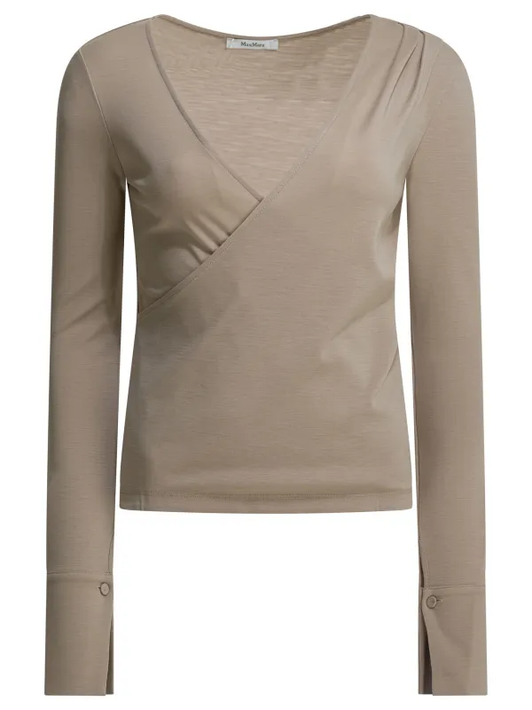 VIRGIN WOOL V-NECK SWEATER made by MaxMara